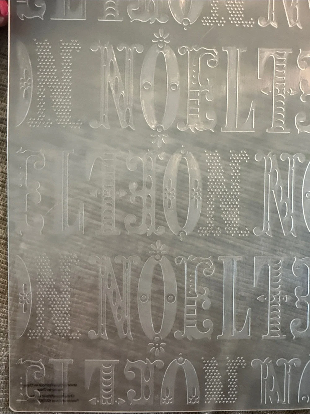 Set of 4 Christmas Embossing Folders